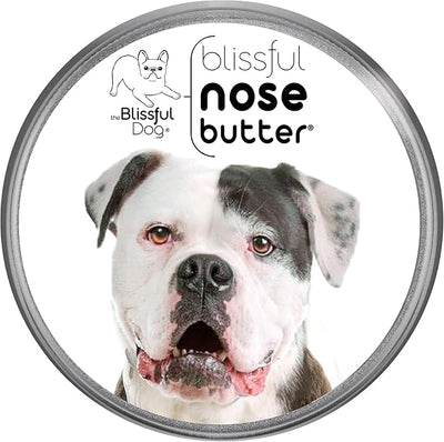 The Blissful Dog American Bulldog Nose Butter, Versatile Dog Nose Balm for Dry Nose, Handcrafted Nose Moisturizer, Easy-to-Apply Dog Essentials, Unscented, 2 oz.