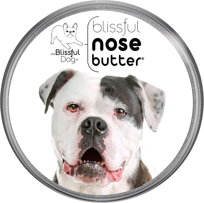 American Bulldog Nose Butter, Versatile Dog Nose Balm for Dry Nose, Handcrafted Nose Moisturizer, Easy-to-Apply Dog Essentials, Unscented, 1 oz.