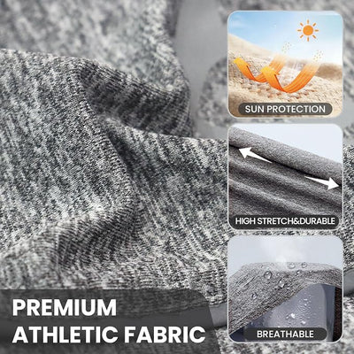 PETCARE Sun Protection Dog Shirts for Small Dogs Quick Dry Soft Stretchy Dog T-Shirts with Reflective Label Tank Top Sleeveless Vest Pet Clothes, Athletic Fabric, Grey, XS (Chest 13" Length 9.8")