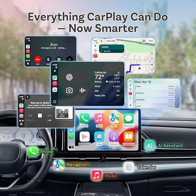 OTTOCAST 2026 Upgrade Mini Cube 3.0, 2-in-1 Wireless CarPlay & Android Auto Adapter, Plug & Play Dongle, Fast Auto-Reconnect, Dual-Band 5Ghz, for Cars with Wired CarPlay & Android Auto
