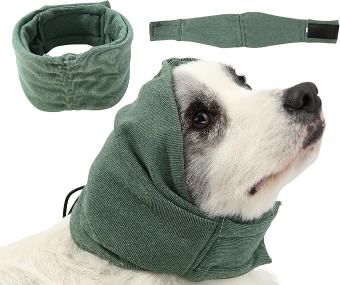 Dog Calming Hoodie, Reducing Noise Wrap, Dog Ear Muffs Noise Protection