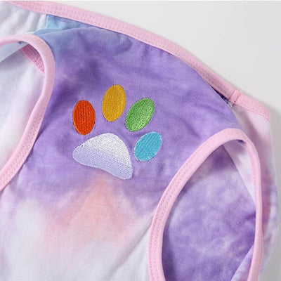 Dog Vest Summer Shirt Tie Dye Clothes Cool Breathable Cotton T-Shirt Medium Dogs Boys Girls Shirt M