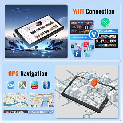 Android 15 Car Stereo for Honda CRV 2007 2008 2009 2010 2011, 9 Inch Touch Screen Wireless CarPlay & Android Auto, Bluetooth, 2GB+64GB, WiFi, GPS Navi, FM/RDS, EQ, 26UI, AHD Rear Camera