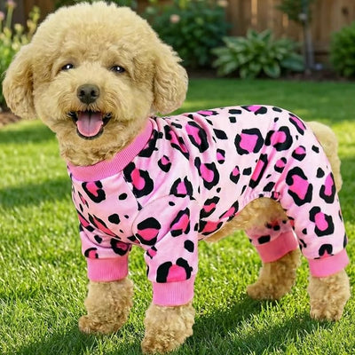 Vet-Approved Dog Pajamas Onesie for Large Medium Dog Pjs, Ultra-Premium Hypoallergenic Polyester, Lightweight, Breathable & Won't Overheat, Gentler on Skin, Size XXL (Pet: 20-26lbs)