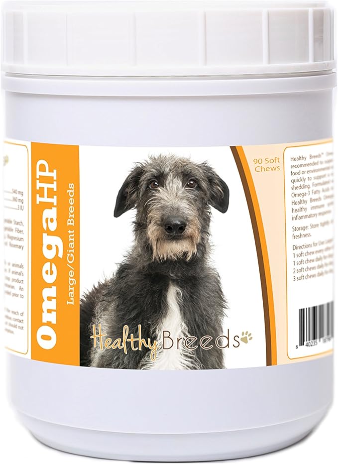 Scottish Deerhound Omega HP Fatty Acid Skin and Coat Support Soft Chews 90 Count