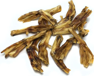 Duck Feet for Dogs (Pack of 90), Raised & Made in USA Dehydrated Duck Feet, All-Natural Dog Chews, Treats, Snacks