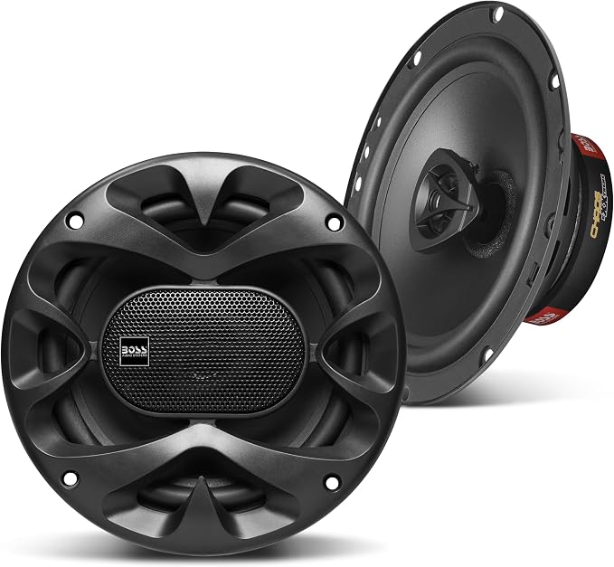 CH6520B 6.5 Inch Car Door Speakers - 250 Watts Max (Pair), Coaxial, 2 Way, Full Range, 4 Ohms, Sold in Pairs, Bocinas para Carro