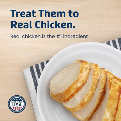 Blue Buffalo True Chews Chicken & Apple Sausage Natural Dog Treats, Real Meat Dog Snacks, Healthy Reward or Training Treat, Made in the USA with Real Chicken & Natural Ingredients, 12 oz.