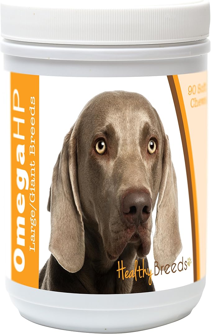 Weimaraner Omega HP Fatty Acid Skin and Coat Support Soft Chews 90 Count