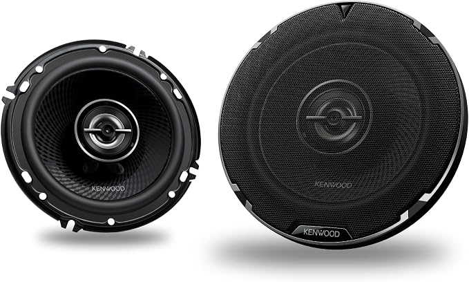 Kenwood KFC-1698RS 6-1/2" 2-Way Car Speakers – 320W Peak Power, Acoustic Sound Harmonizer, Sound Field Enhancer, Easy Installation (Renewed)
