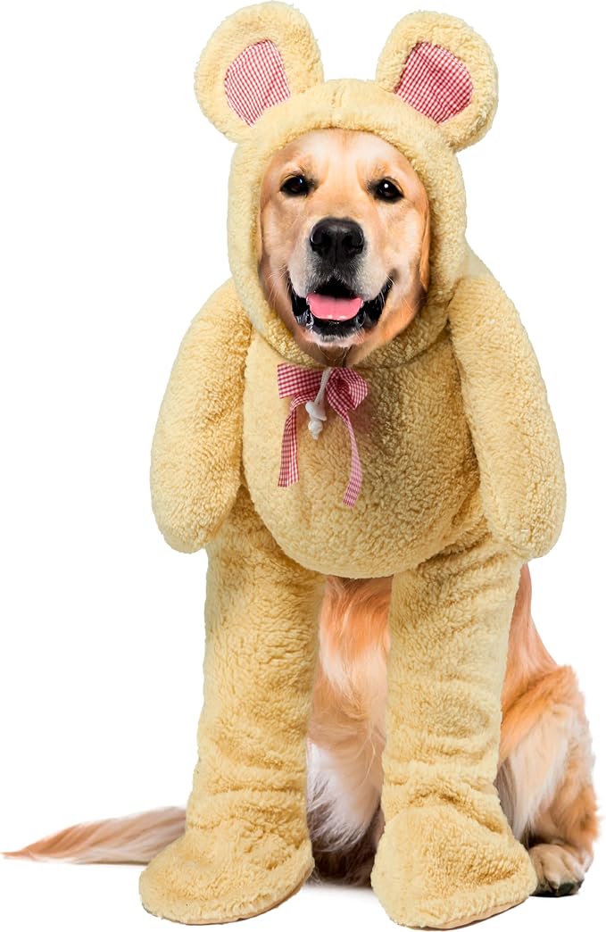 Rubies Walking Teddy Bear Pet Costume for Dogs or Cats, XL