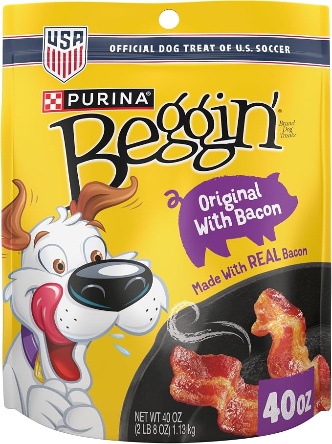Strips Dog Treats, Original With Bacon Flavor - 40 oz. Pouch