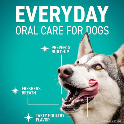 OraVet Dental Hygiene Chews for Small Dogs, Oral Care with Delmopinol, Vanilla Flavor, 14 Count