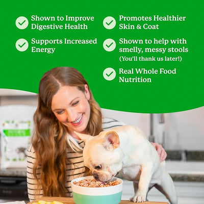 Dr. Harvey's Veg-to-Bowl Dog Food, Human Grade Dehydrated Base Mix for Dogs, Grain Free Holistic Mix, Trial Size (6.5 Oz)