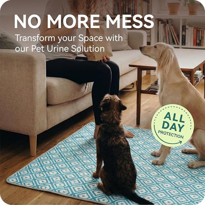 Washable Pee Pads for Dogs , 2 Pack Ultra-Absorbent Reusable Puppy Pads with Waterproof & Non-Slip Backing, Leak-Proof Protection for Dog Training , Crates , Whelping & Playpens ( 31"x36" )