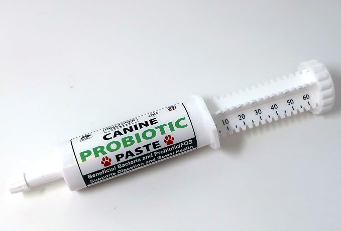 Canine Probiotic Paste Beneficial Bacteria-Enzyme 2.3 Billion CFU/gm Saccharomyces boulardii Organic Dried Honey Powder (60 Gram)