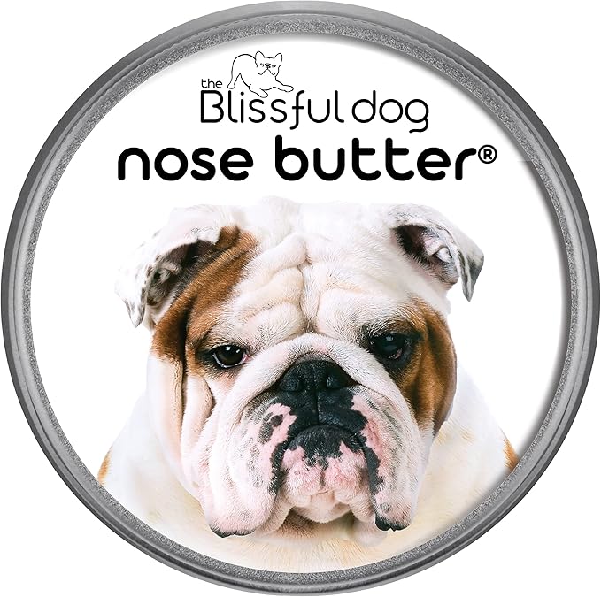 Bulldog Nose Butter, Versatile Dog Nose Balm to Reduce Dryness, Handcrafted Moisturizer, Easy-to-Apply, 1 oz.