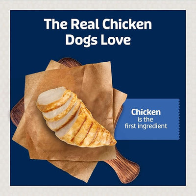 Blue Buffalo Jumbo Bits, Soft & Chewy Anytime Treats, Chicken Recipe, Natural Dog Treats Mineral Enhanced for Flavor, 4 oz. Bag