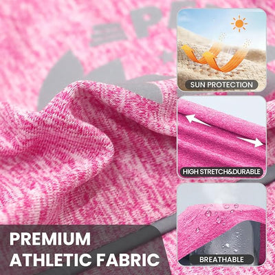 PETCARE Sun Protection Dog Shirts for Small Dogs Quick Dry Soft Stretchy Dog T-Shirts with Reflective Label Tank Top Sleeveless Vest Pet Clothes, Athletic Fabric, Pink, XL (Chest 22" Length 17.7")