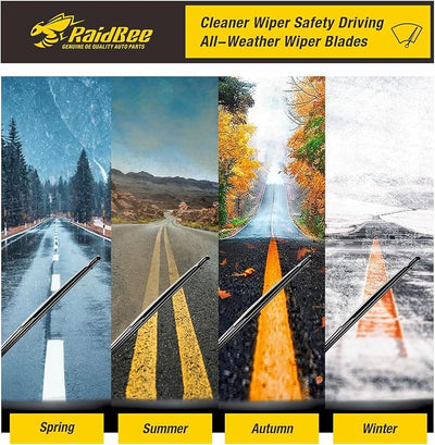 Raidbee® 11 inch Silicone Rear Wiper Blade Replacement for BMW X3 21-18 Escape 2022-2013,Expedition 2022-2018 Back Windshield Wiper Blade (11-G)