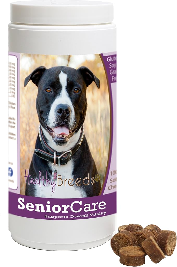 Healthy Breeds Pit Bull Senior Dog Care Soft Chews 100 Count