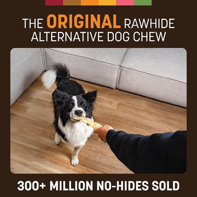 Earth Animal No Hide Strips - Natural Rawhide Free Dog Chew Strips, Chicken - 4 Count