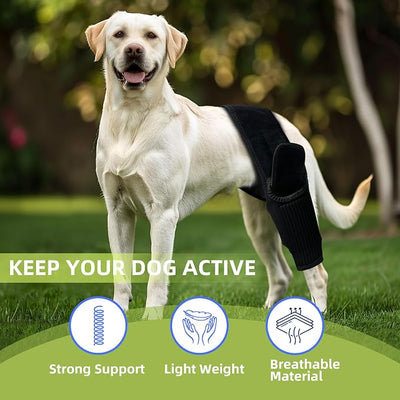 Dog Hip Brace, Knee & Leg Support Brace for ACL Recovery, Ligament Injury - Breathable & Adjustable Dog Leg Brace for Senior Dogs, Post-Surgery Rehabilitation & Mobility Aid(Size S)