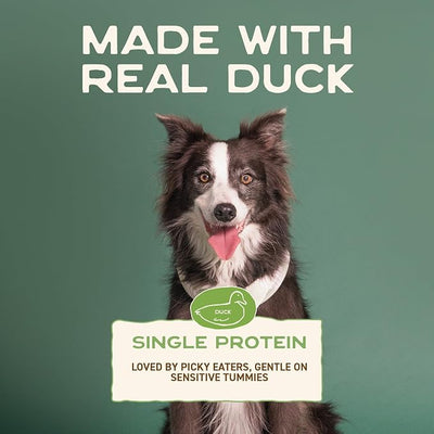 Smart Cookie Duck Jerky Dog Treats with Flax Seed, Omega Oils- Hypoallergenic Strips for Dogs and Puppies with Allergies, Sensitive Stomachs - Dehydrated, Grain Free, Made in USA - 3oz Bag, Pack of 3