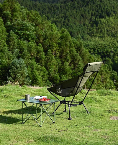 iClimb Ultralight Compact Camping Folding Table with Carry Bag (Reinforced Nature - L)