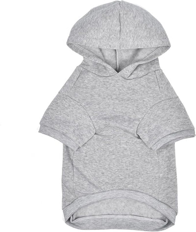 Star Wars for Pets The Mandalorian Dog Hoodie with Leash Attachment Hole, Officially Licensed Star Wars Dog Apparel, Machine Washable Polyester, Grey, Size Small