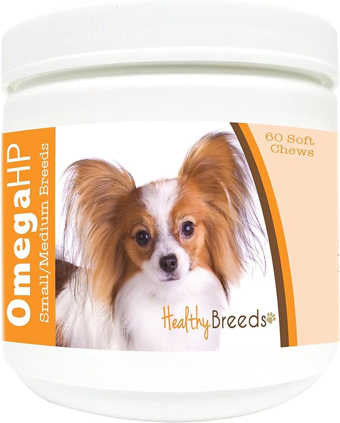 Papillon Omega HP Fatty Acid Skin and Coat Support Soft Chews 60 Count