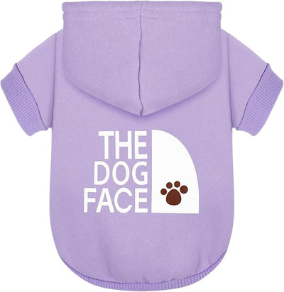 Paiaite Purple Chihuahua Dog Hoodie: Keep Your Pup Warm and Stylish with a 'The Dog Face' Printed Sweatshirt Pet Clothes, and Sweater Coat All in One Perfect for Winter and Cool Summer Nights! 3XL