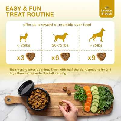 20-in-1 Dog Multivitamin Chews – Dog Supplement for Immunity, Digestion, Joint, Vision, Brain & Heart Support – Multivitamin Soft Chews for Dogs with MSM & Glucosamine, 180 Bites