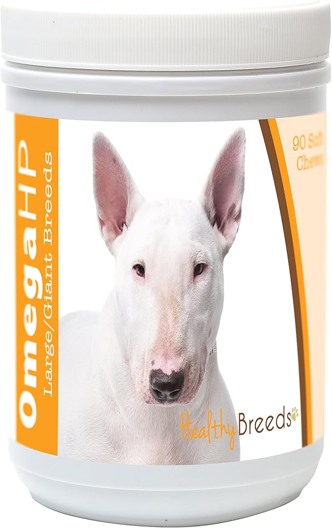 Bull Terrier Omega HP Fatty Acid Skin and Coat Support Soft Chews 90 Count