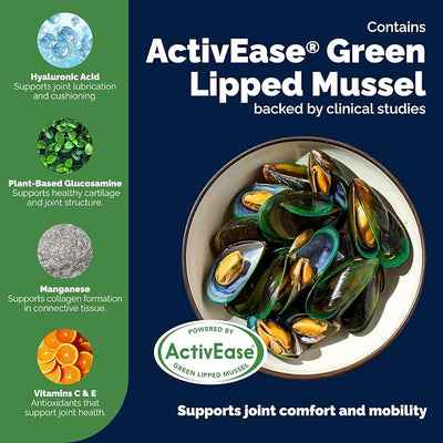 YuMOVE Advanced Vet Strength Hip & Joint Supplement for Dogs - ActivEase Green Lipped Mussel, Glucosamine, Hyaluronic Acid & Omega 3 for Serious Mobility Support (45ct Chews, Advanced Strength)