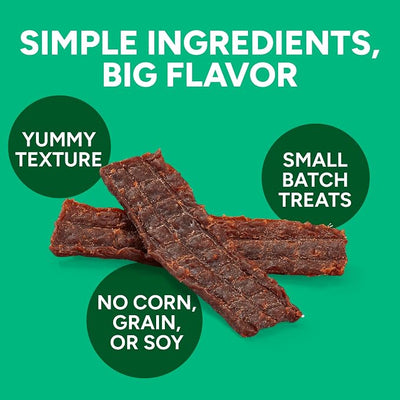 Cloud Star Wag More Bark Less - Dog Treats - Jerky - Kansas City BBQ Chicken - 10 oz Pouch