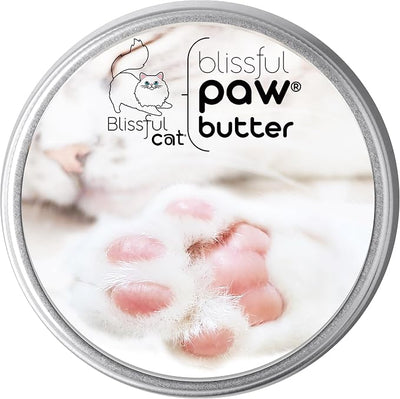 The Blissful Cat Paw Butter, Moisturizer for Dry Paw Pads, Softens and Protects Rough Feet, Versatile, Lick-Safe Balm, 2 oz.