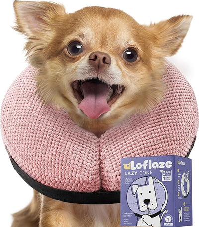 Loflaze Soft Inflatable Dog Cone Collar for Large Medium Small Dogs Cats - After Surgery Dog Neck Donut Collar, ECollar Alternatives for Recovery