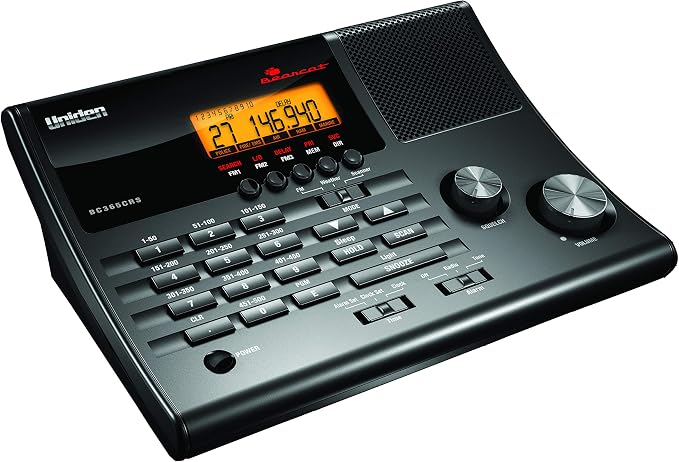 BC365CRS 500 Channel Scanner and Alarm Clock, Snooze, FM Radio, Weather Alerts, Search Bands used for Aviation, Railroad, Marine, Non-Digital Police/Fire/Public Safety transmissions and more
