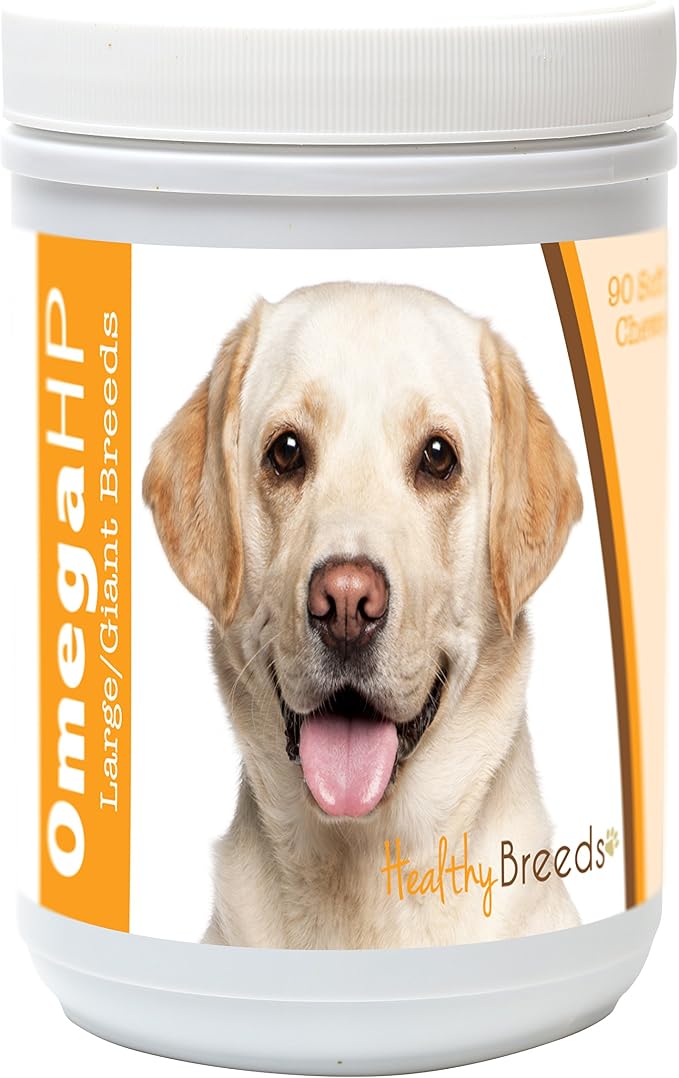 Labrador Retriever Omega HP Fatty Acid Skin and Coat Support Soft Chews 90 Count