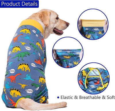 kzrfojy Dog Recovery Suit for Dogs After Surgery Female Male Medium Large Dog Neuter Spay Onesie for Shedding Prevent Licking Surgical Wound Dog Cone Alternative