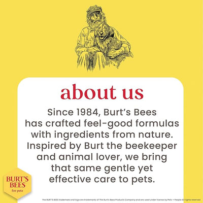 BURT'S BEES FOR PETS Tear Stain Remover for Dogs with Chamomile, 99.9% Natural Origin Formula, Gently Cleanses Eye Area and Removes Debris, Safe for Dogs and Puppies, Cruelty-Free, 4 Fl Oz - 2 Pack