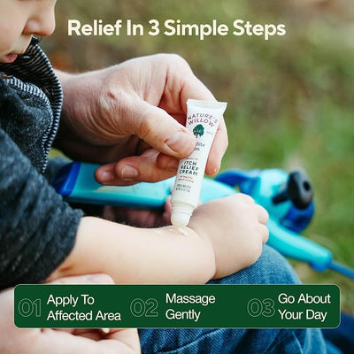 Nature's Willow Itch Relief Lotion with Willow Bark | Soothe Itch from Bug Bites, Rash, Sunburn, and More | Free from Artificial Fragrances & Dyes | Made with Essential Oils | 3.5 oz