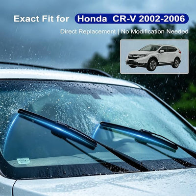 EMITHSUN® 21"+20" Windshield Wiper Blades for Honda CR-V CRV 2002-2006 | OEM Quality Replacement, Easy Installation, Streak Free, All Weather, Pack Of 2