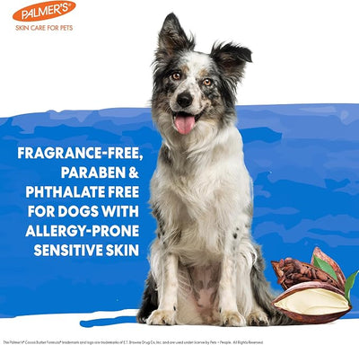 Palmer’s for Pets Hot Spot and Itch Relief Spray for Dogs with Cocoa Butter - Conditioning No-Rinse Skin Allergy Relief Mist with Vitamin E, Fragrance Free Formula, 8 Fl Oz - 6 Pack