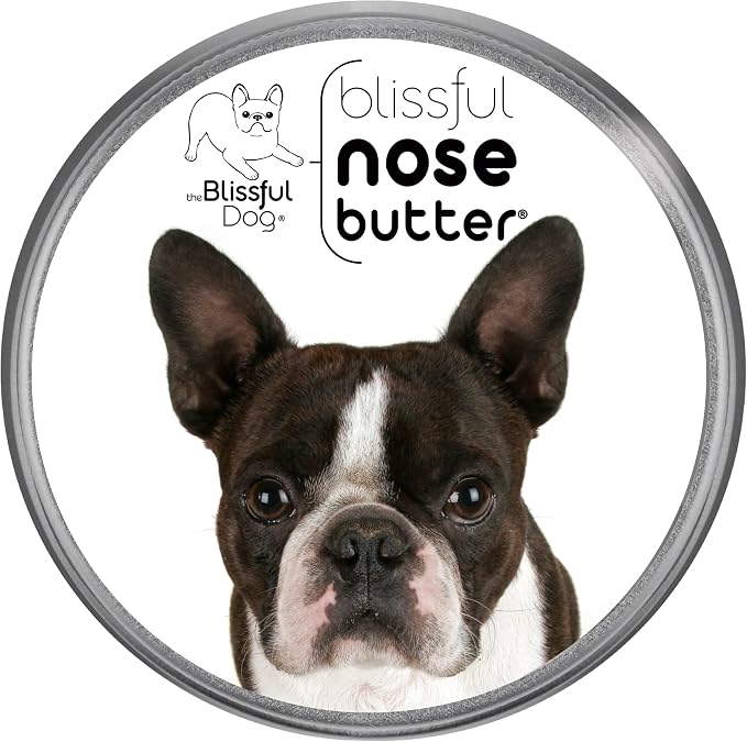 Boston Terrier Nose Butter, Versatile Dog Nose Balm for Dry Nose, Handcrafted Nose Moisturizer, Easy-to-Apply Dog Essentials, Unscented