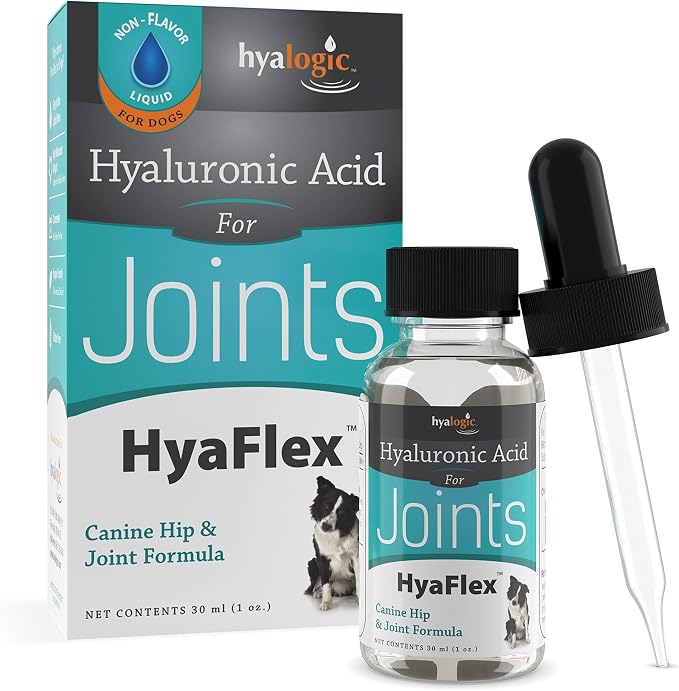 HyaFlex Hyaluronic Acid for Dogs - Premium Pet Supplies for Joint, Skin, Eye, and Coat Maintenance - Natural Joint Supplement for Dogs to Enhance Mobility (30ml)