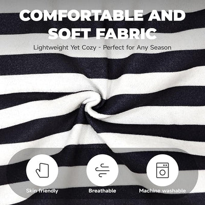 BAEJMJK Cute Dog Shirt Boy Girl Dog Clothes Striped Collared Polo T-Shirt for Small Medium Dogs Cats Soft Breathable Pet Puppy Outfits(Navy Blue,Small)