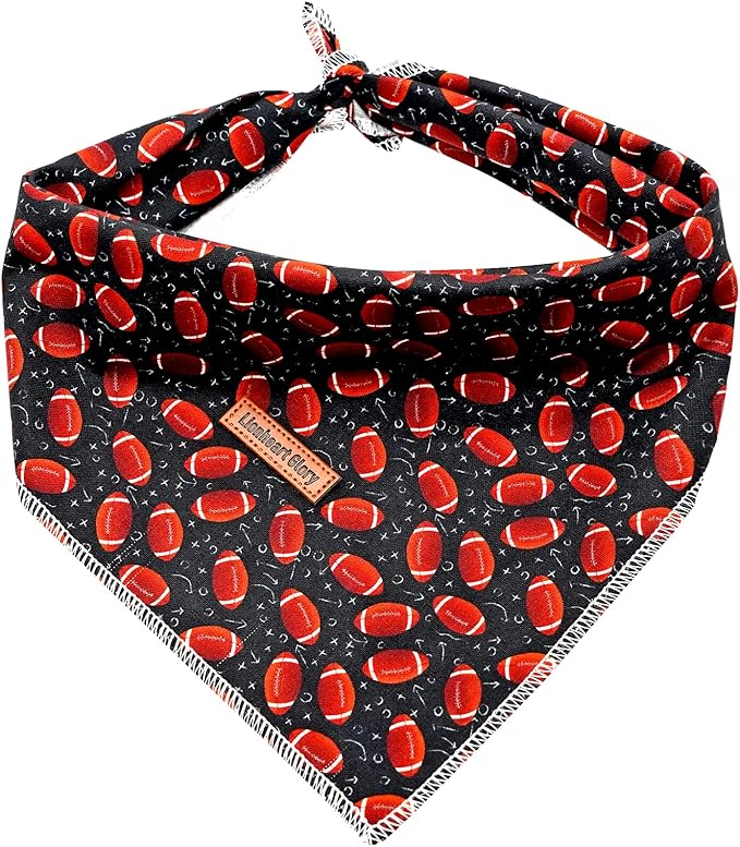 Lionheart glory Premium Dog Bandana 1 Pack Washable Soft Dog Scarf, Square Adjustable Girl or Boy Dog Bandanas for Small Dogs and Cats