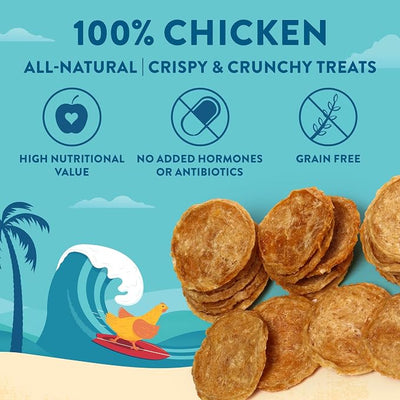 Chicken Chips – Single Ingredient Dog Treats, All Natural & Healthy Training Snacks for Small, Medium & Large Breeds, Puppies – High Protein, Made in US 8oz